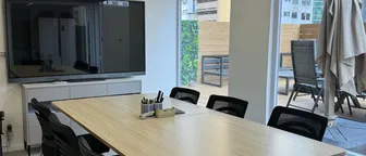 Meeting room in Space 88, a coworking space in Hong Kong